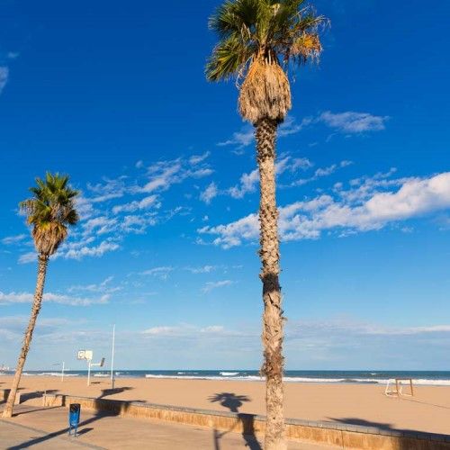 playa malvarrosa en valencia