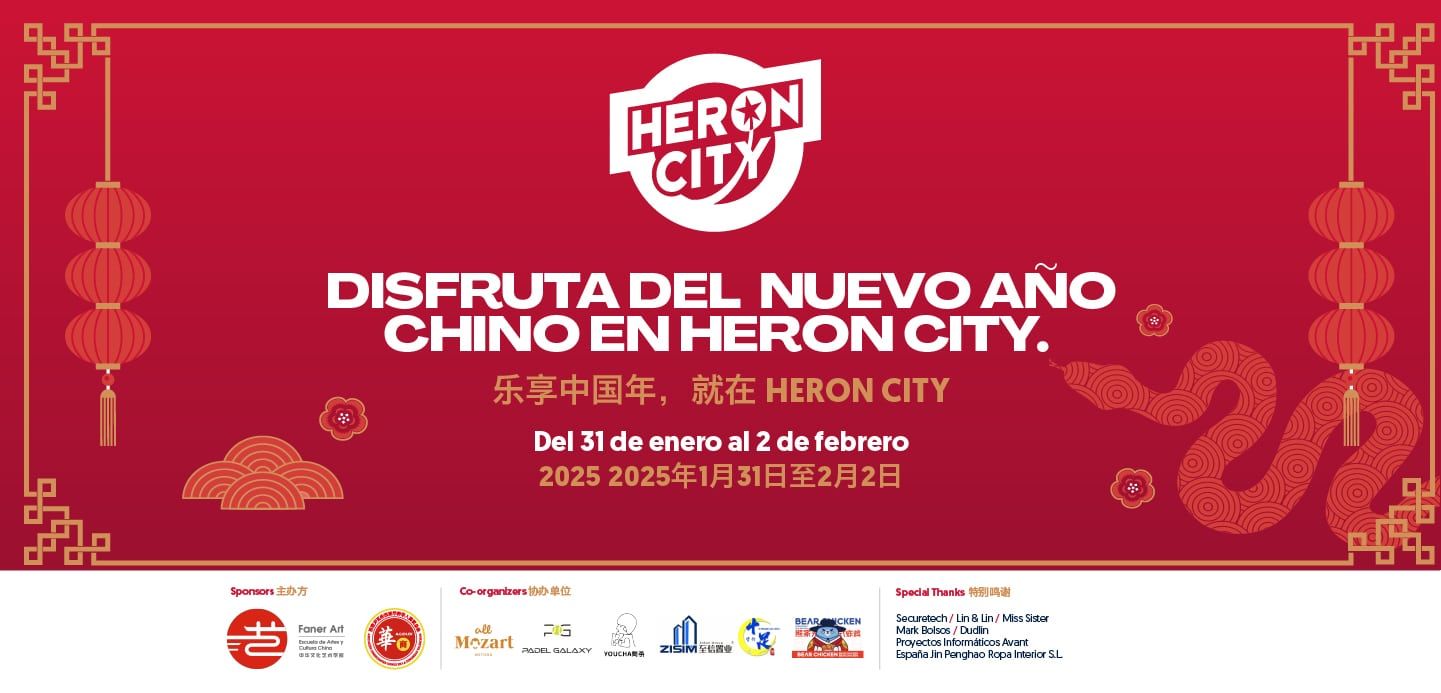 Descubre la magia del Año Nuevo Chino en Heron City Valencia