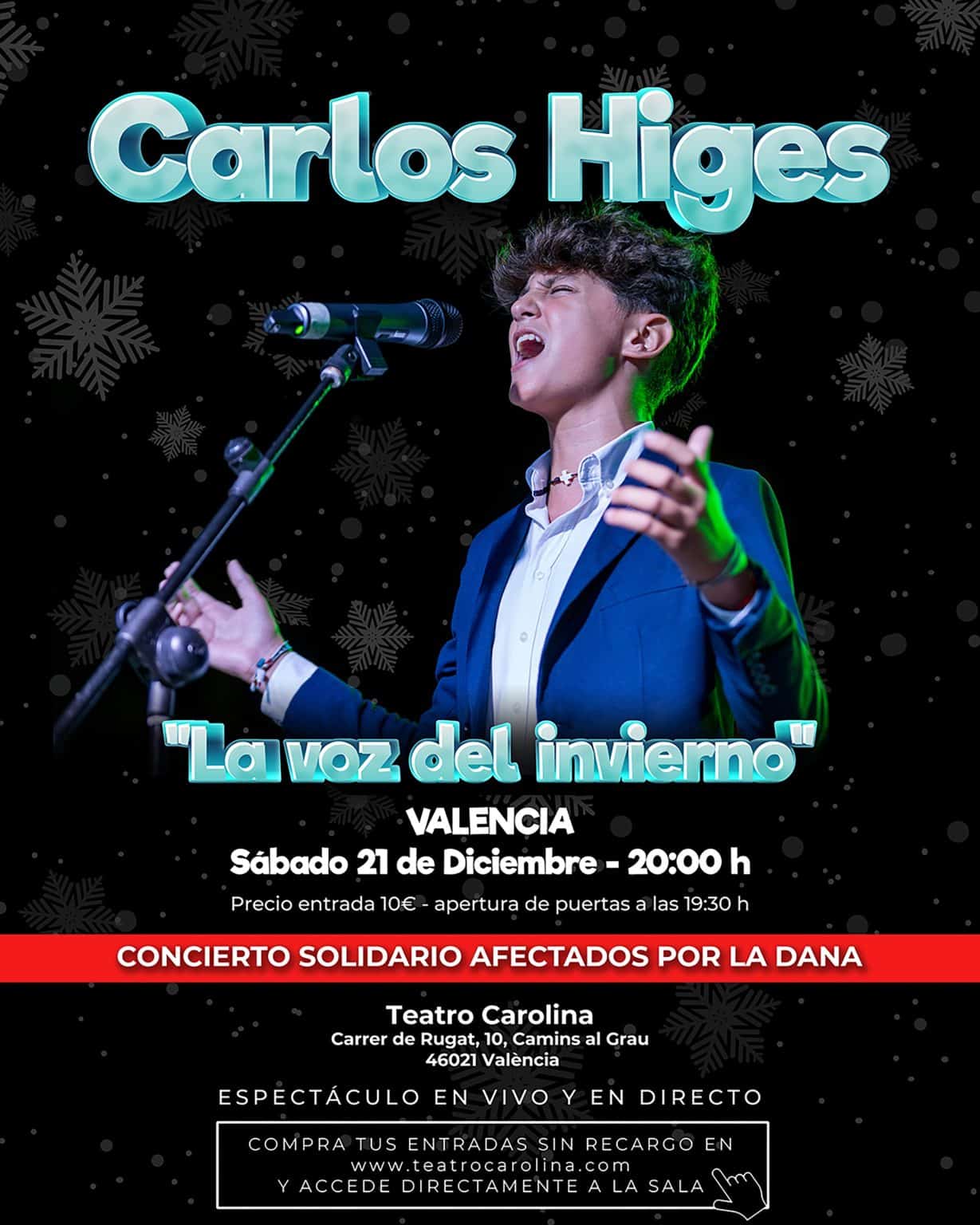 Carlos Higes «La voz del invierno» (Concierto)
