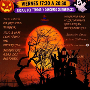 Pasaje del terror Patraix en Valencia con niños